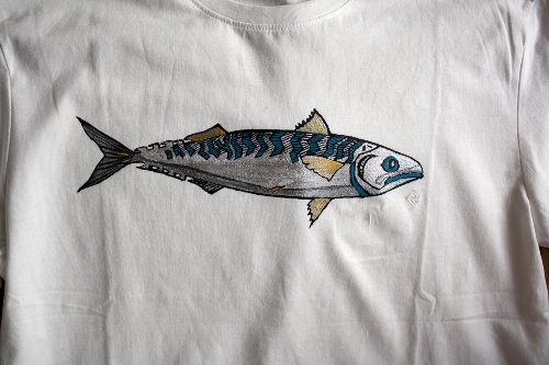 Рисунок на футболке «Рыба»